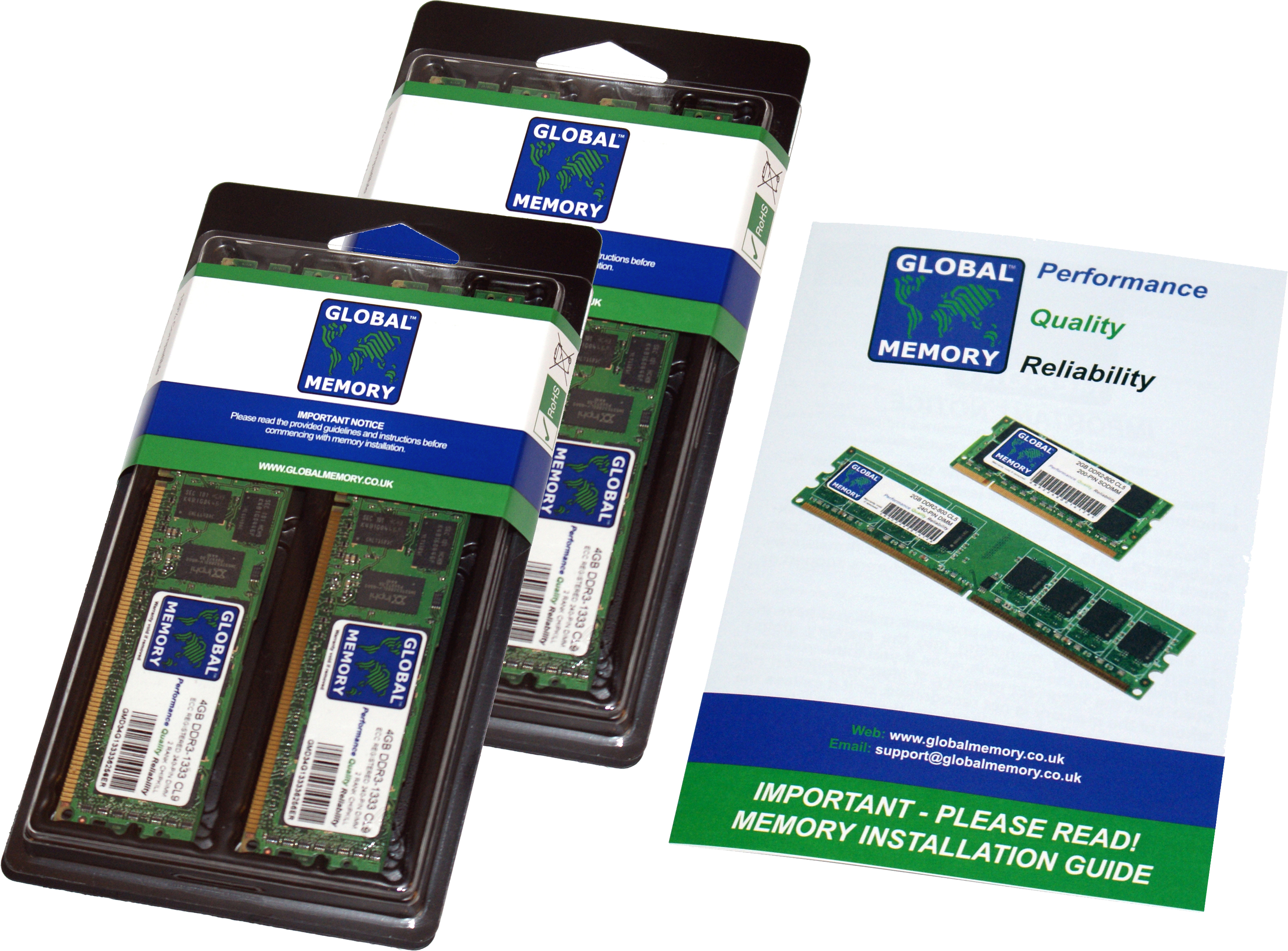 64GB (2 x 32GB) DDR4 2400MHz PC4-19200 288-PIN ECC REGISTERED DIMM (RDIMM) MEMORY RAM KIT FOR HEWLETT-PACKARD SERVERS/WORKSTATIONS (4 RANK KIT CHIPKILL)